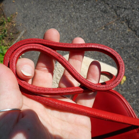 Vintage Coach NYC Mini Bag EUC Pre 1994, 9825 in Red - Picture 9 of 9